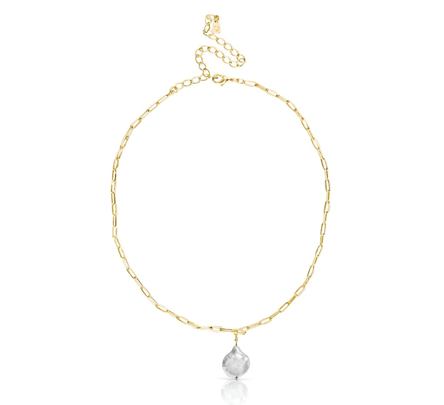 צוקר לולאות עם תליון פנינה