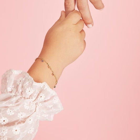 צמיד תליונים קריסטלים