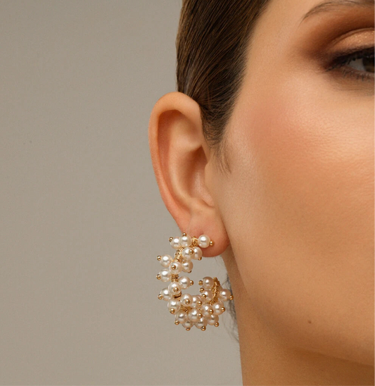 חישוק מלא פנינים