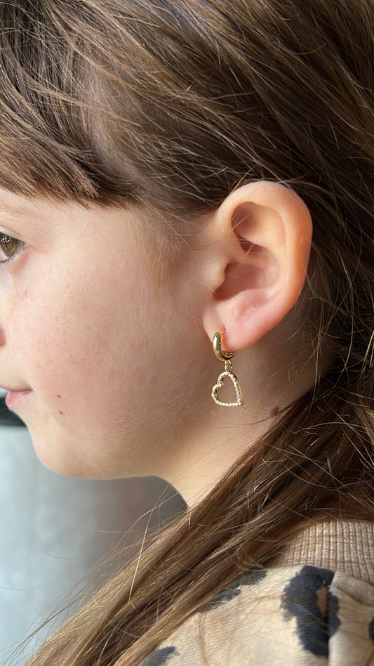 עגיל לב חלול