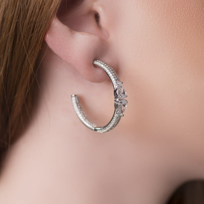 חישוק 2 אבנים