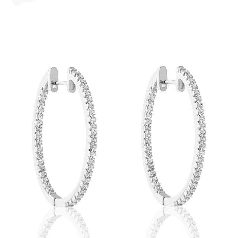 חישוק בינוני משובץ