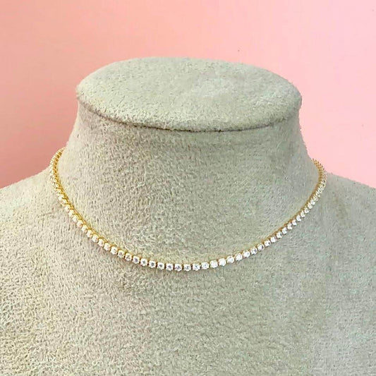 שרשרת טניס דקה