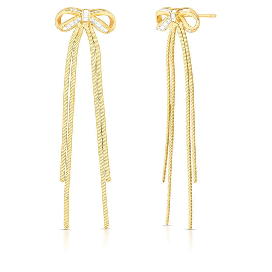 עגיל פפיון חוטים