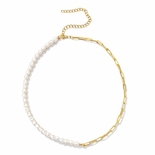 שרשרת חצי חוליות חצי פנינים