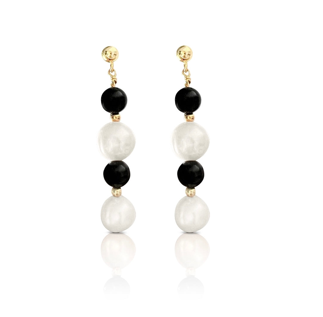 Tahitian pearls earrings