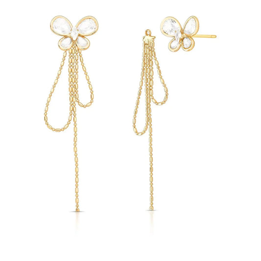 עגיל פרפר חוט