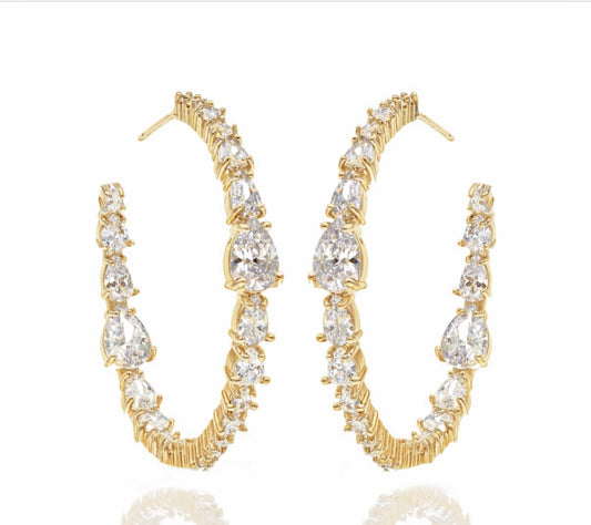 חישוק סברובסקי משובץ